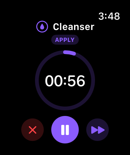 Routine complete on Apple Watch